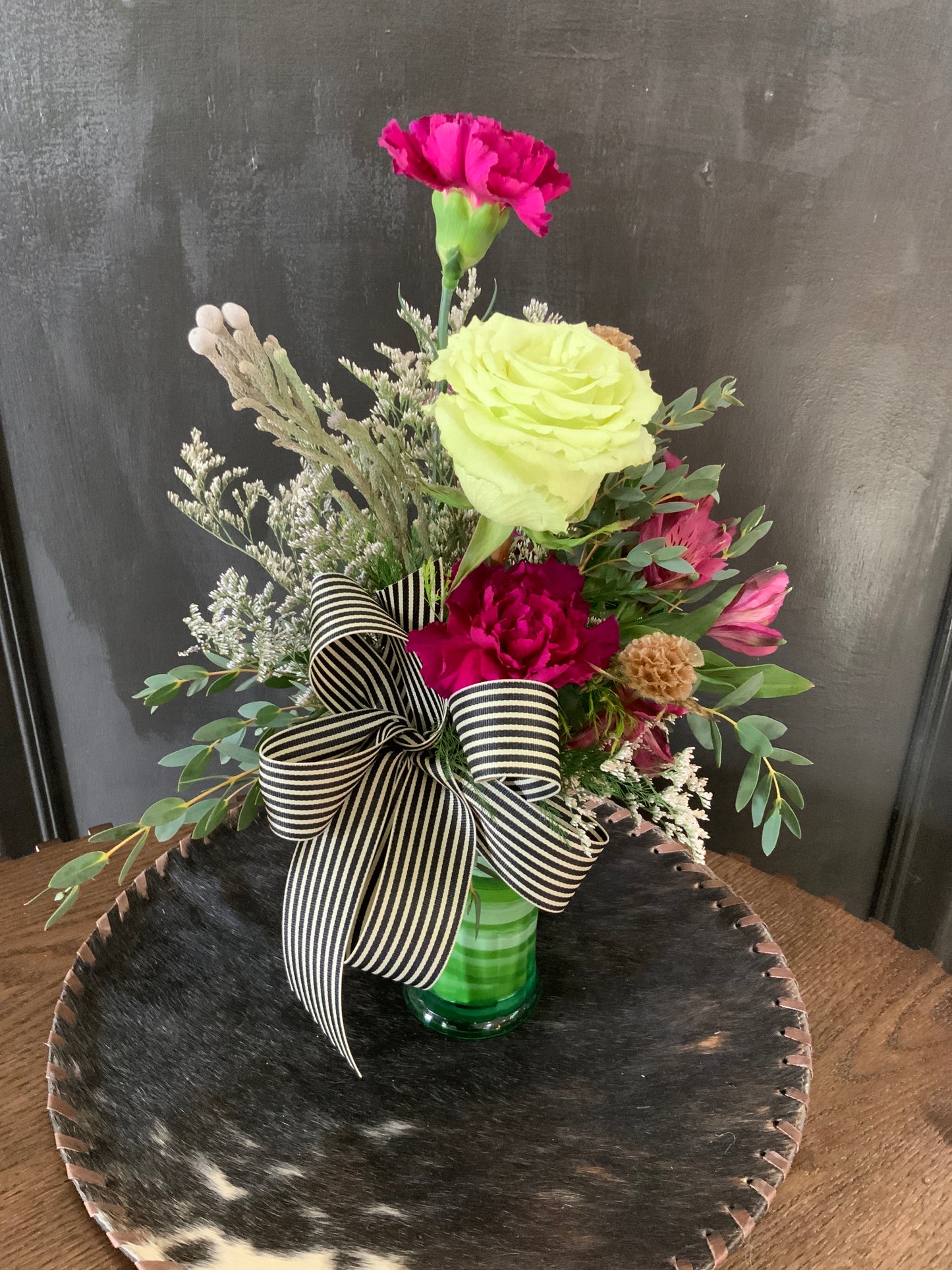 Purple passion flowers