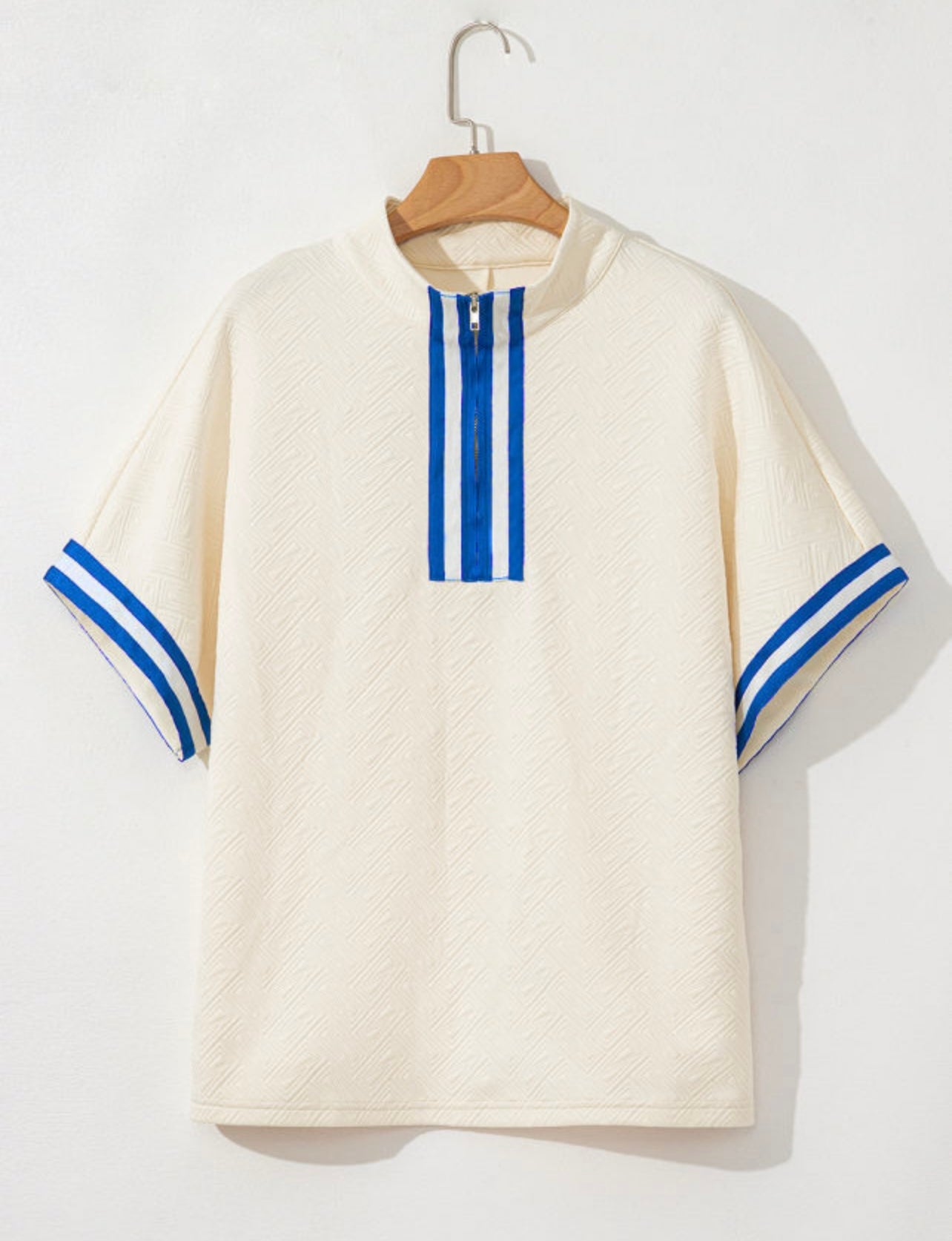 Varsity blue top