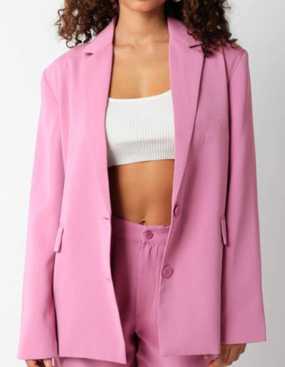 Purple blazer
