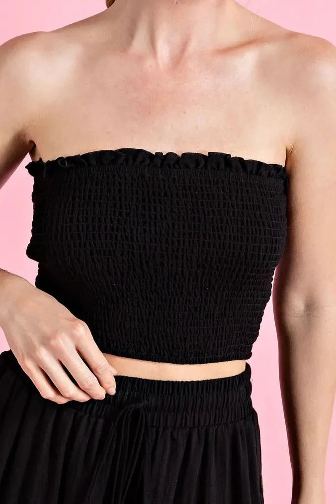 Black tub top