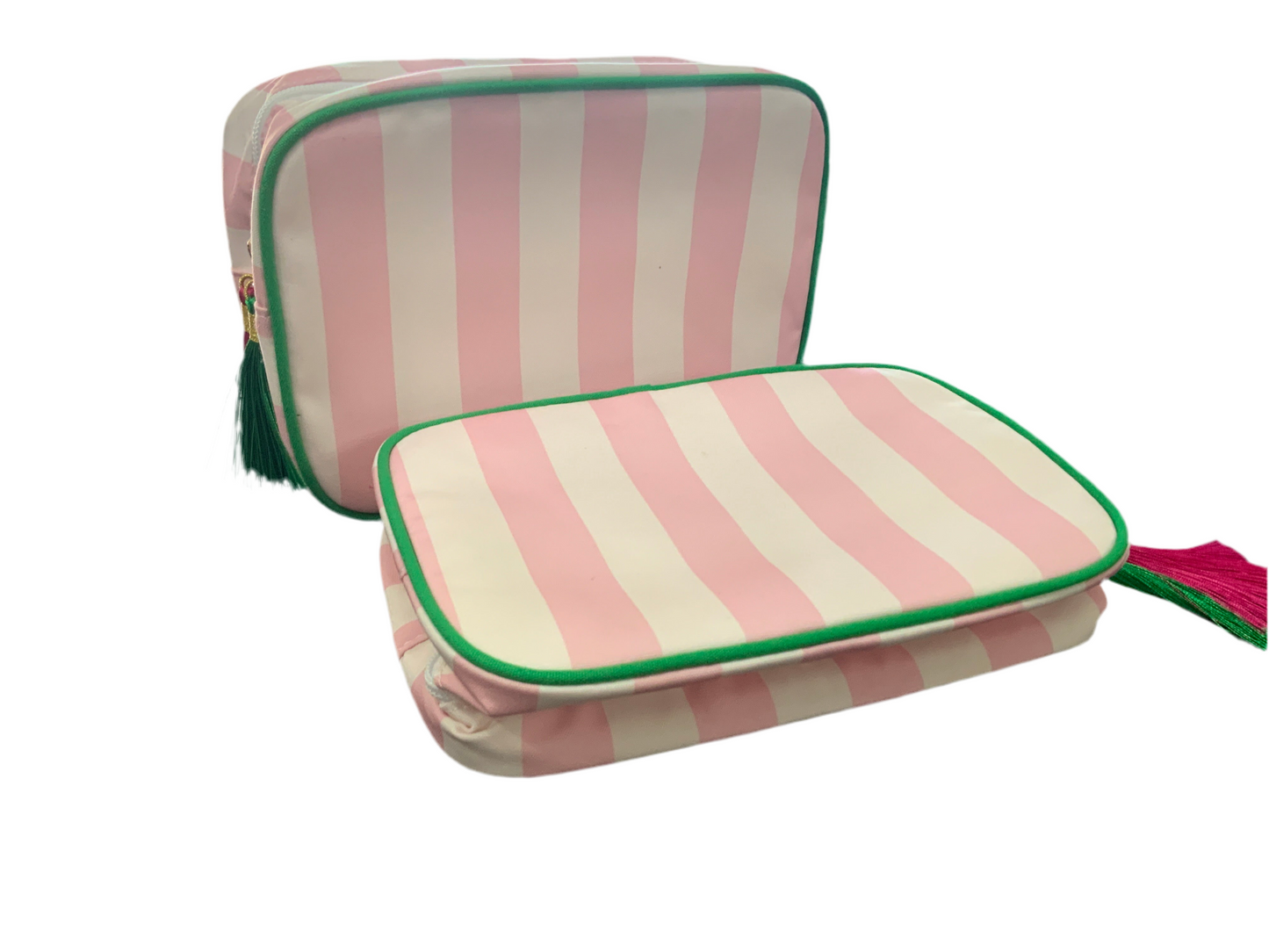 Pink Striped Bag