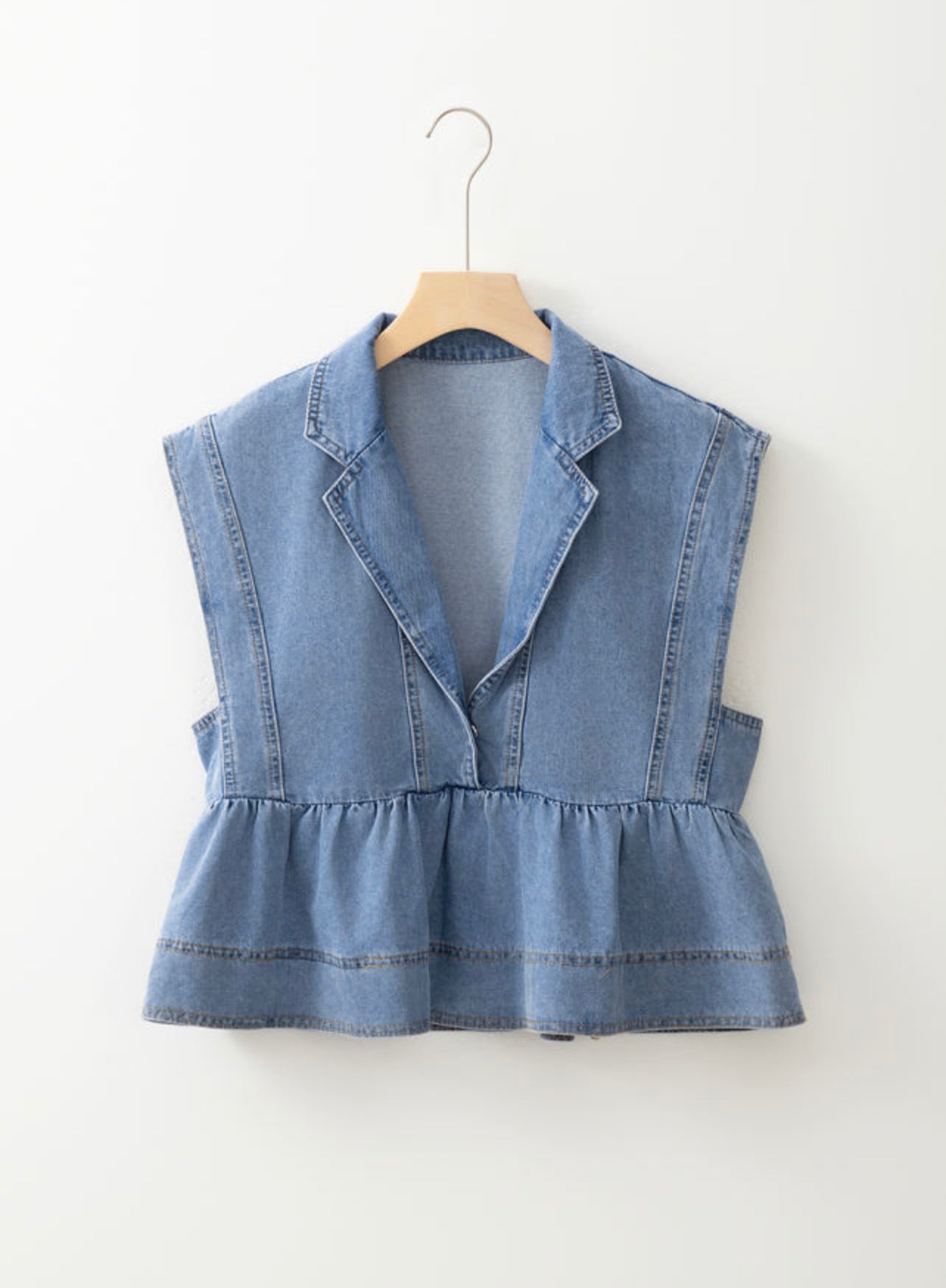 Babydoll Jean top