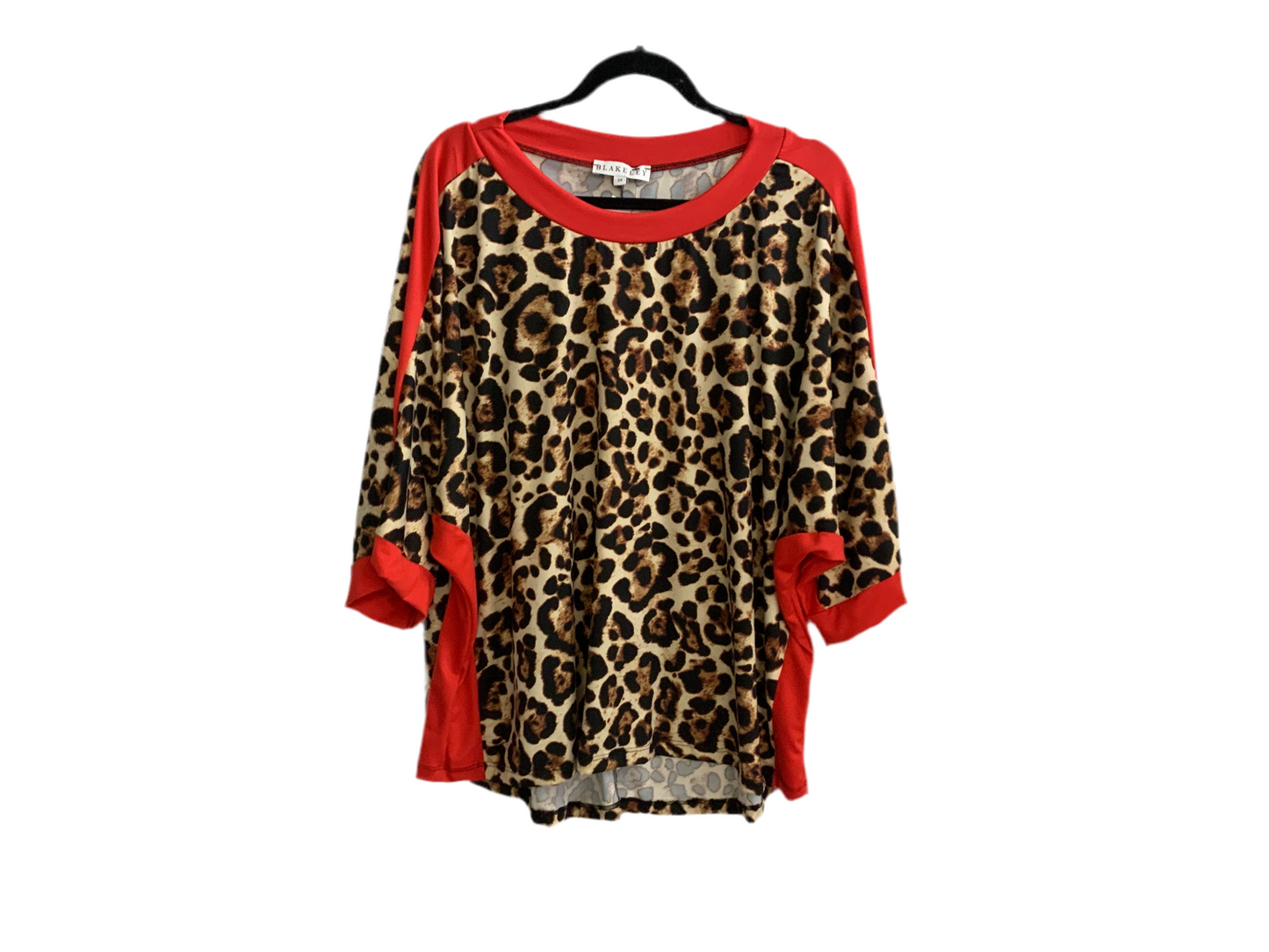 Red Cheetah Top