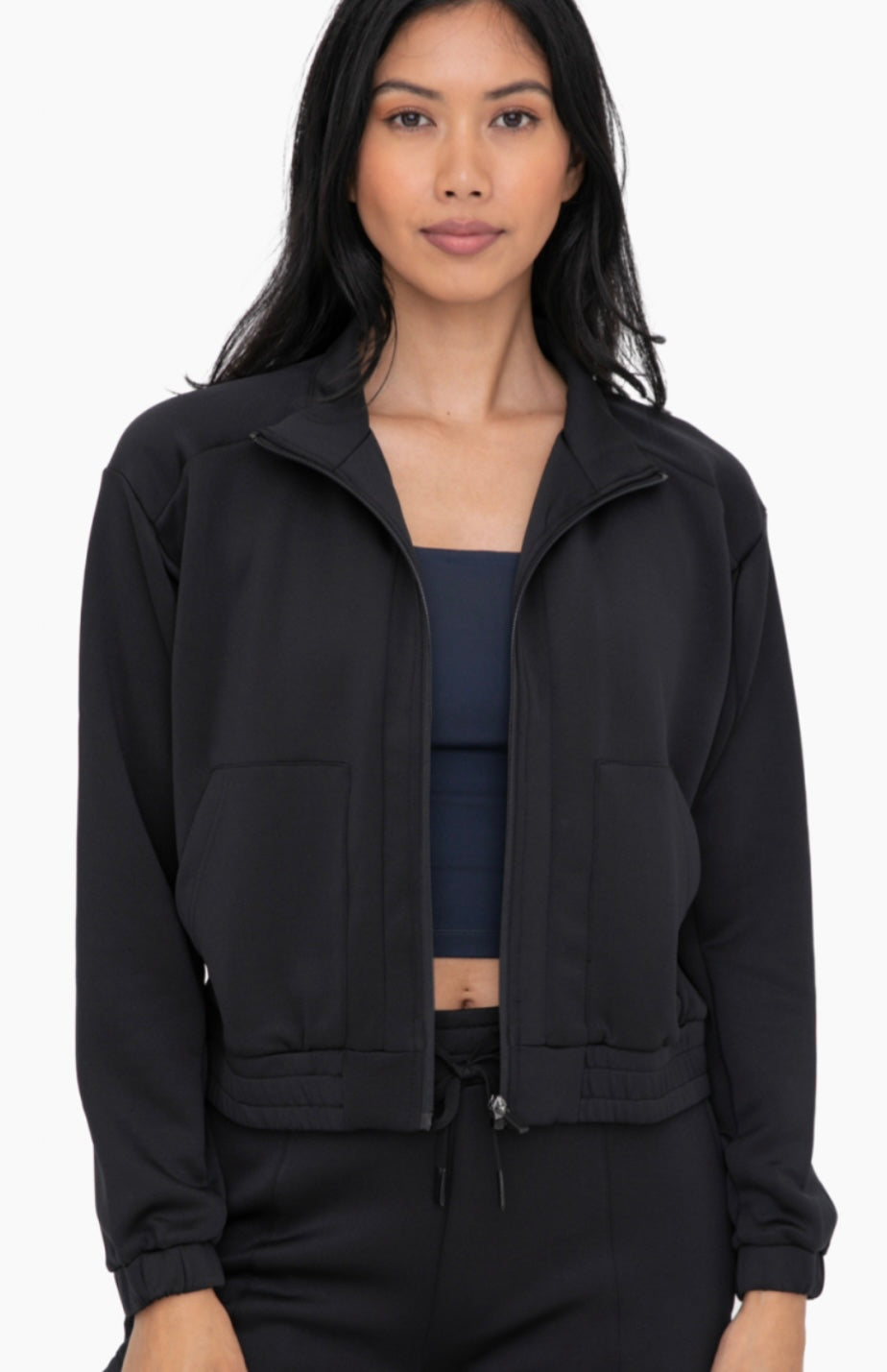 Black line Full Zip Sweatshirt
