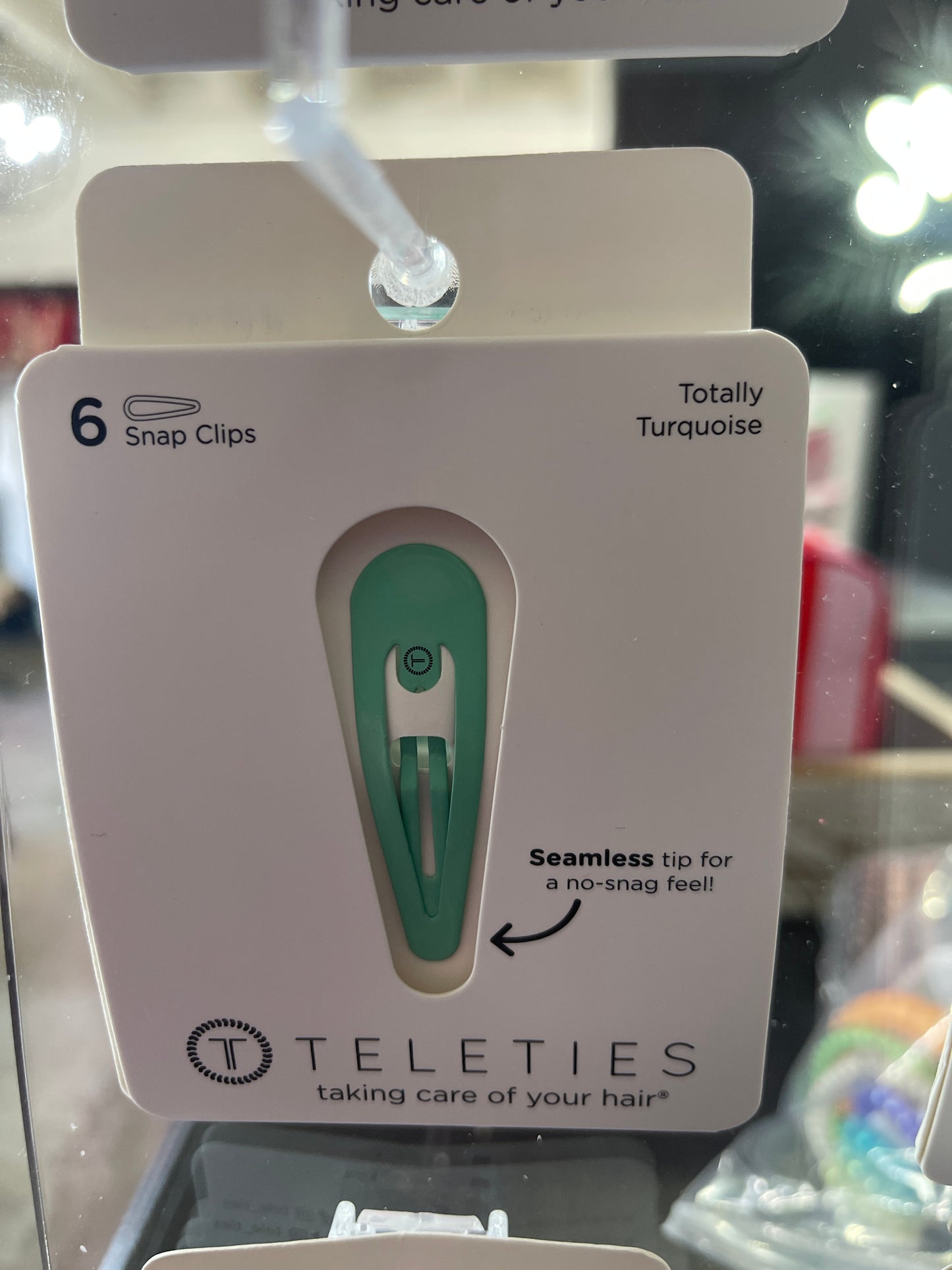 Teal seamless clip