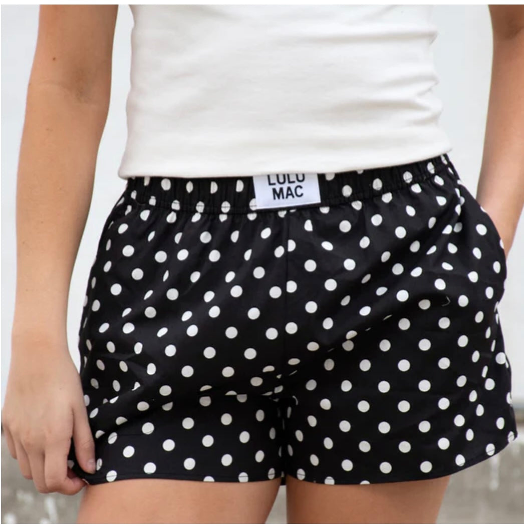 Lulu Mac Poka dot shorts