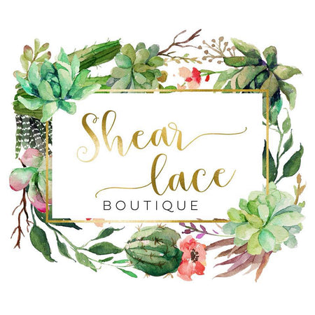 Shear lace boutique logo