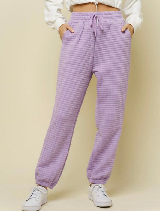 Lilac joggers