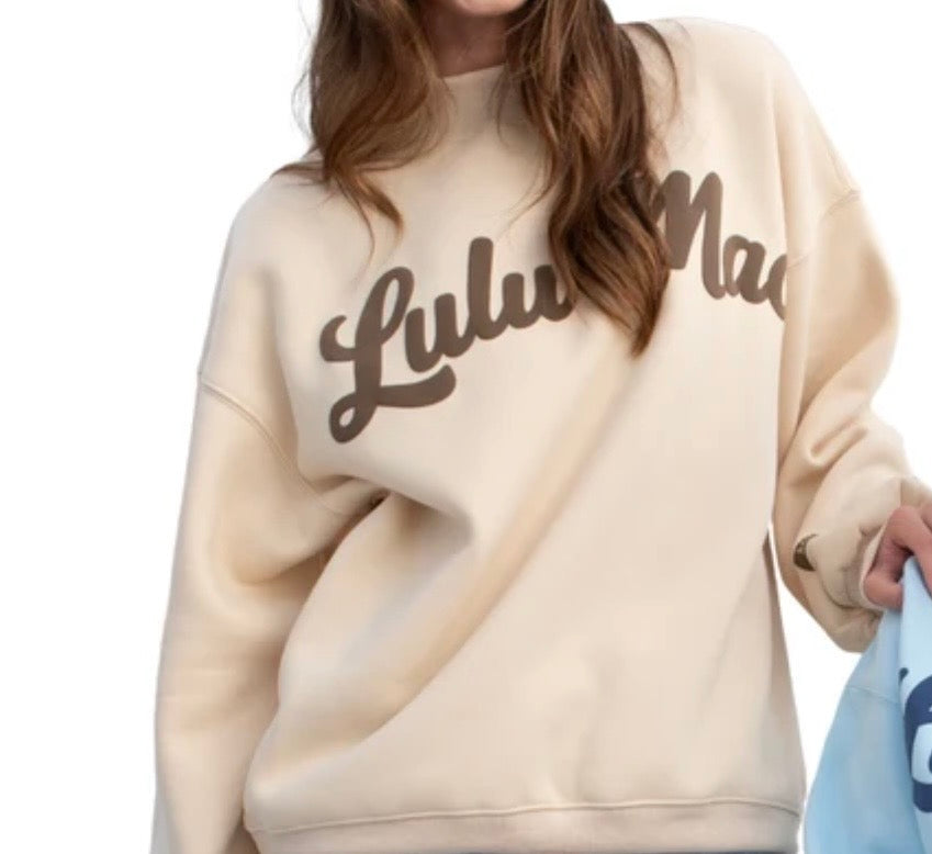 Cream Brown Sweatshirt