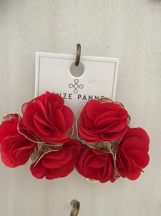Red flower clusters