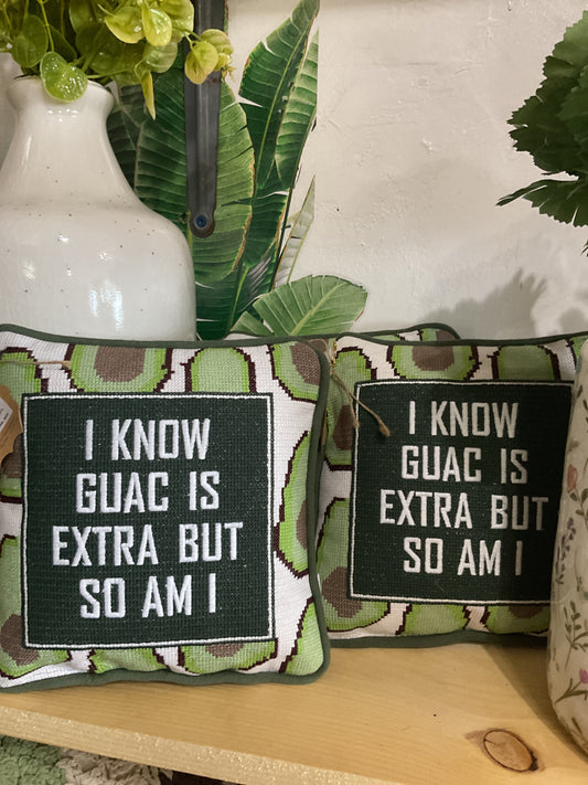 Guac pillow