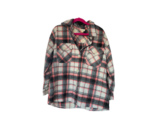 Pink Plaid Jacket