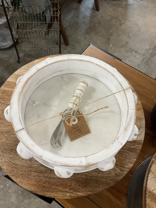White tray set