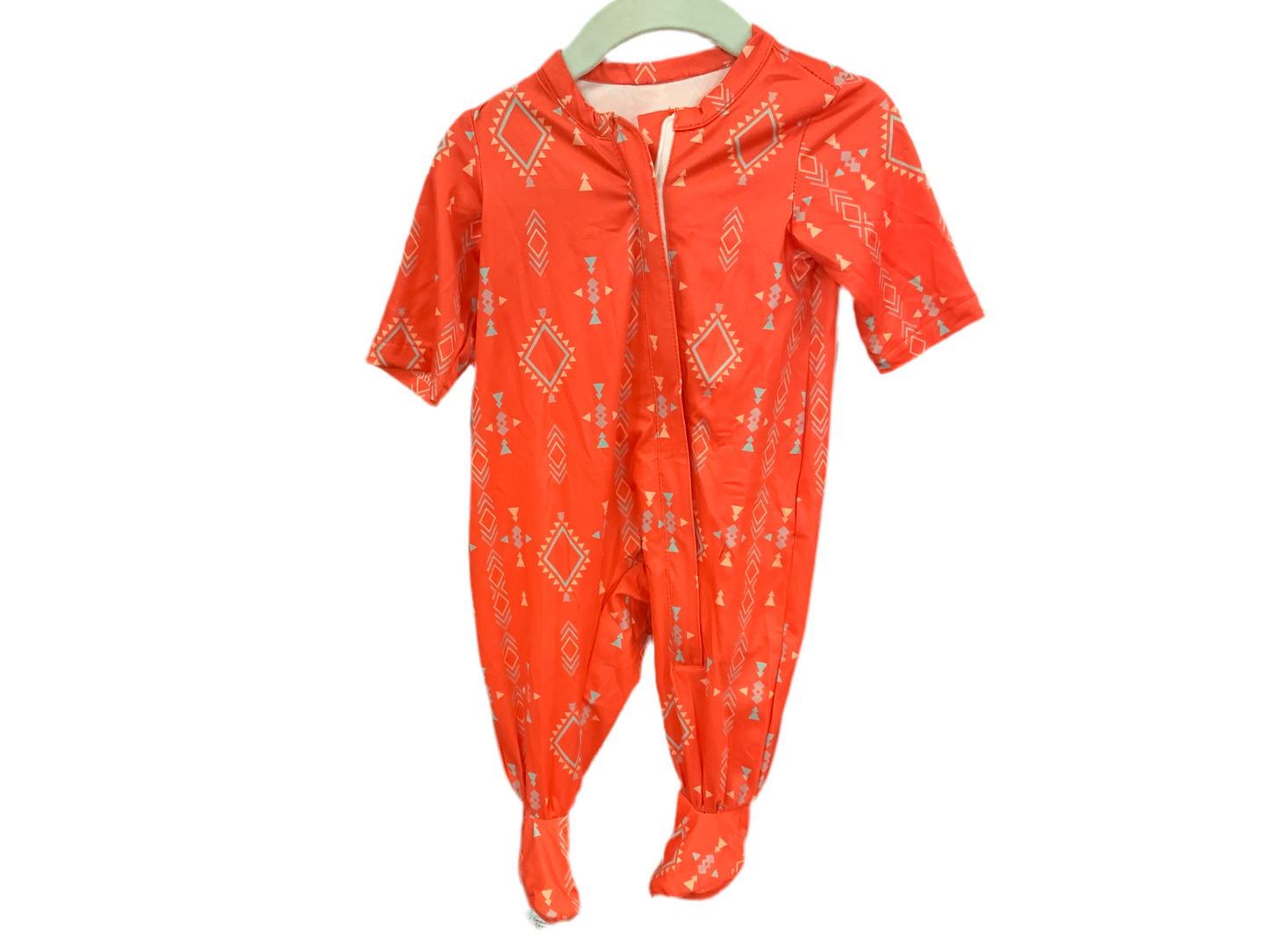 Orange Shapes Onesie