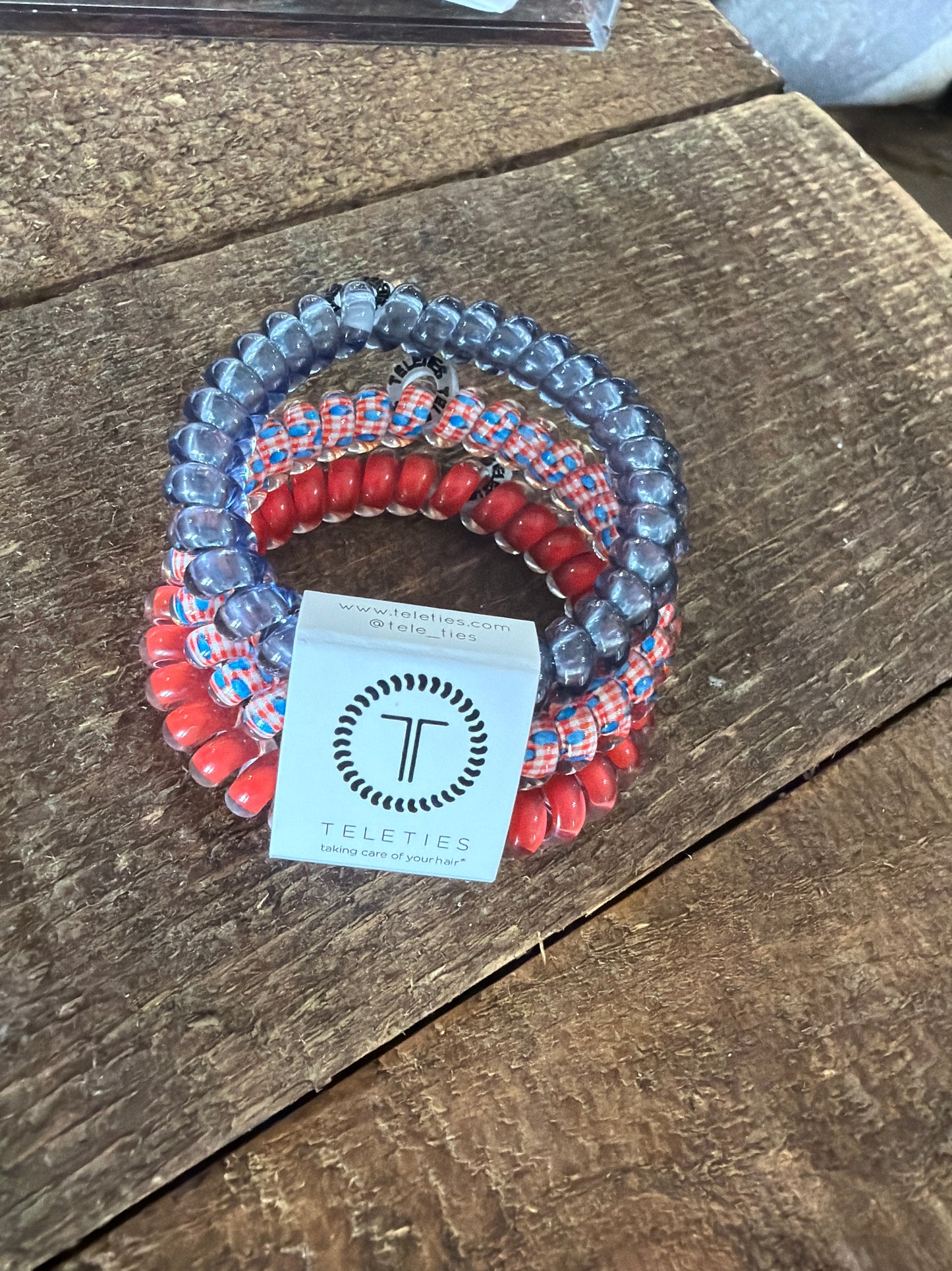 Flag hair ties small