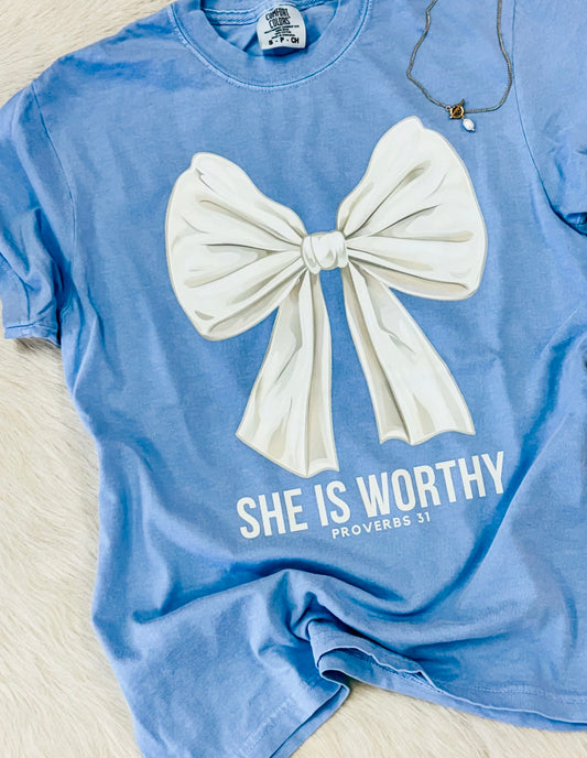 She is worthy