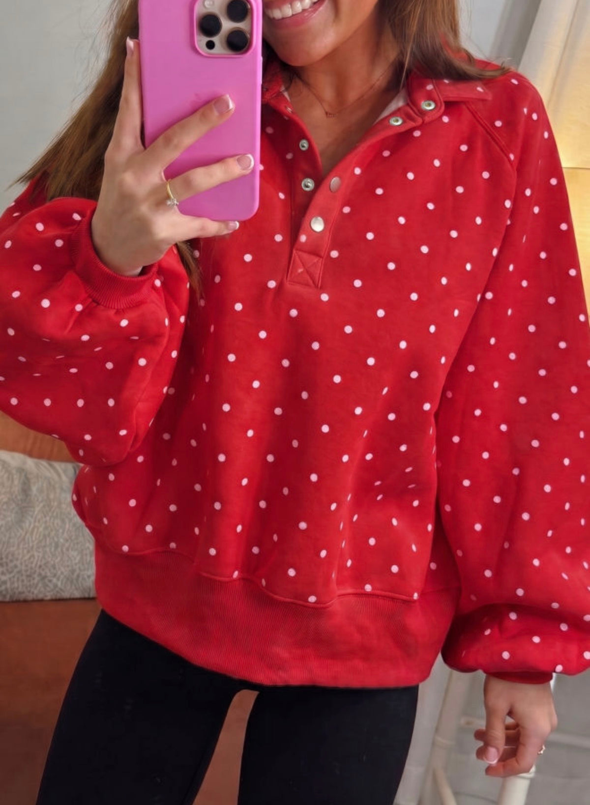 Red polka dot