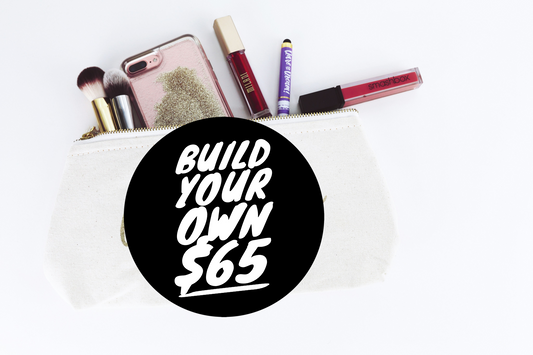 make up build your own bag $65