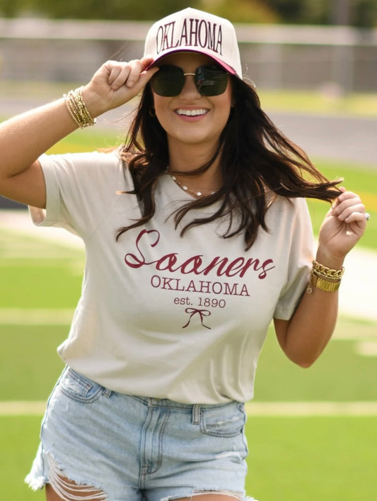 Sooner bow tee