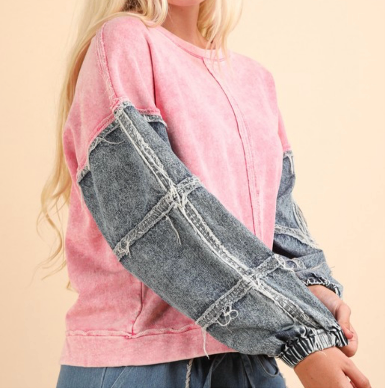 Rose Jean sweatshirt