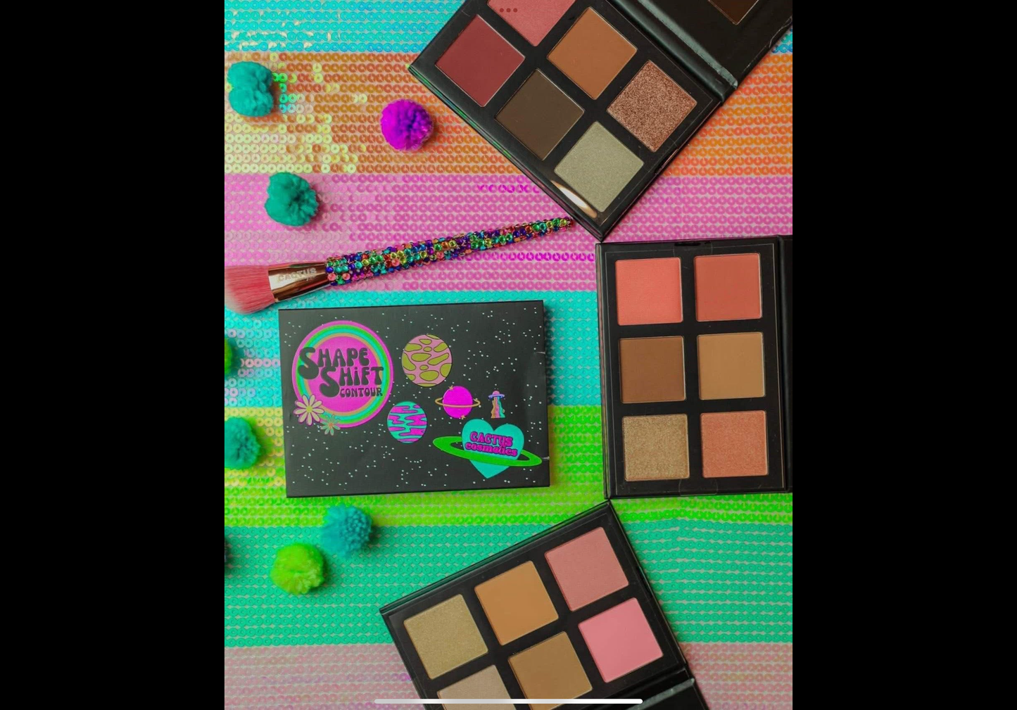 Cactus cosmetics shape shift contour pallet