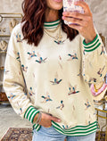 Stripe duck long sleeve