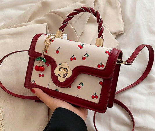 Red small cherry bag