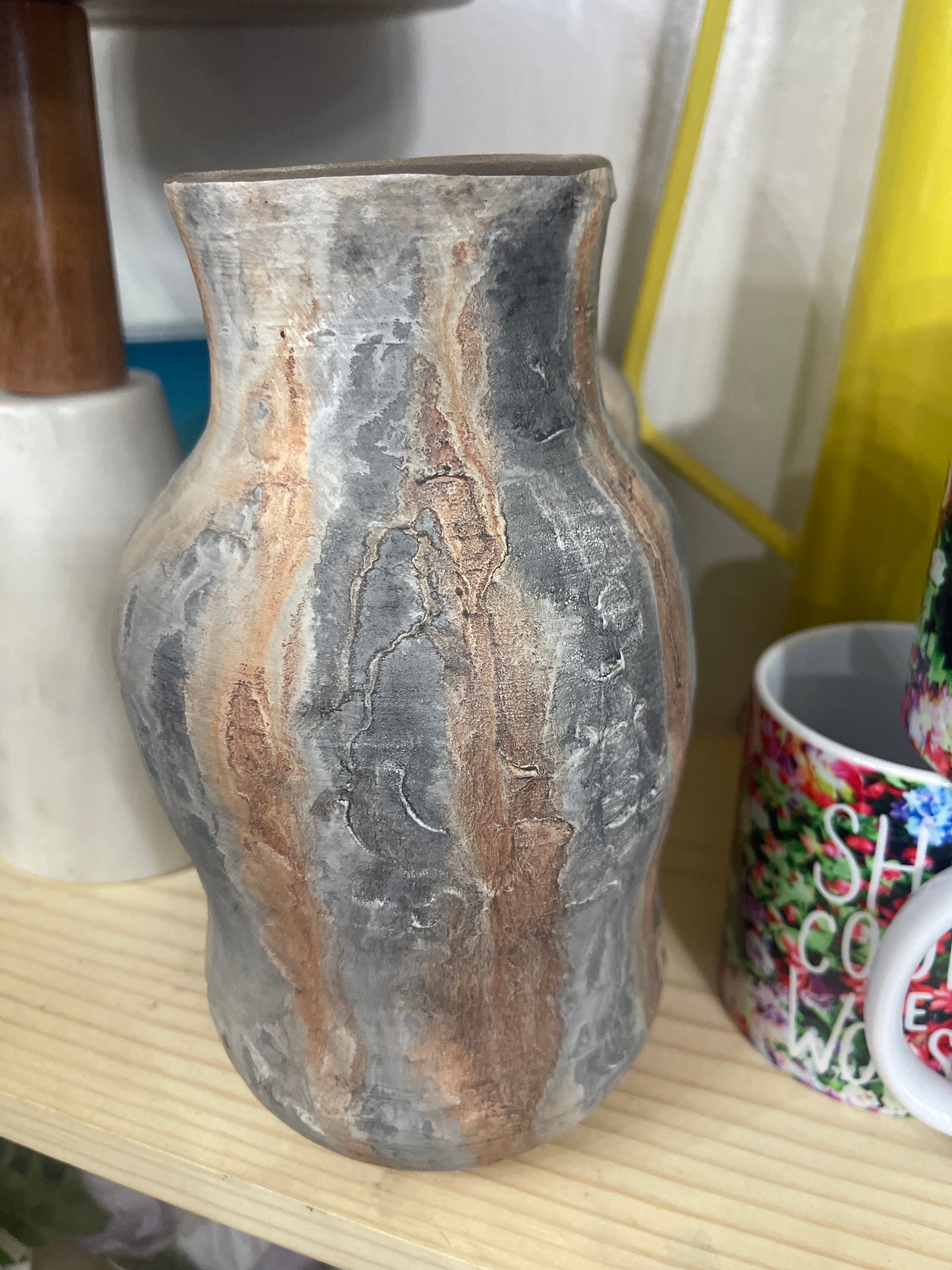 Brown vase