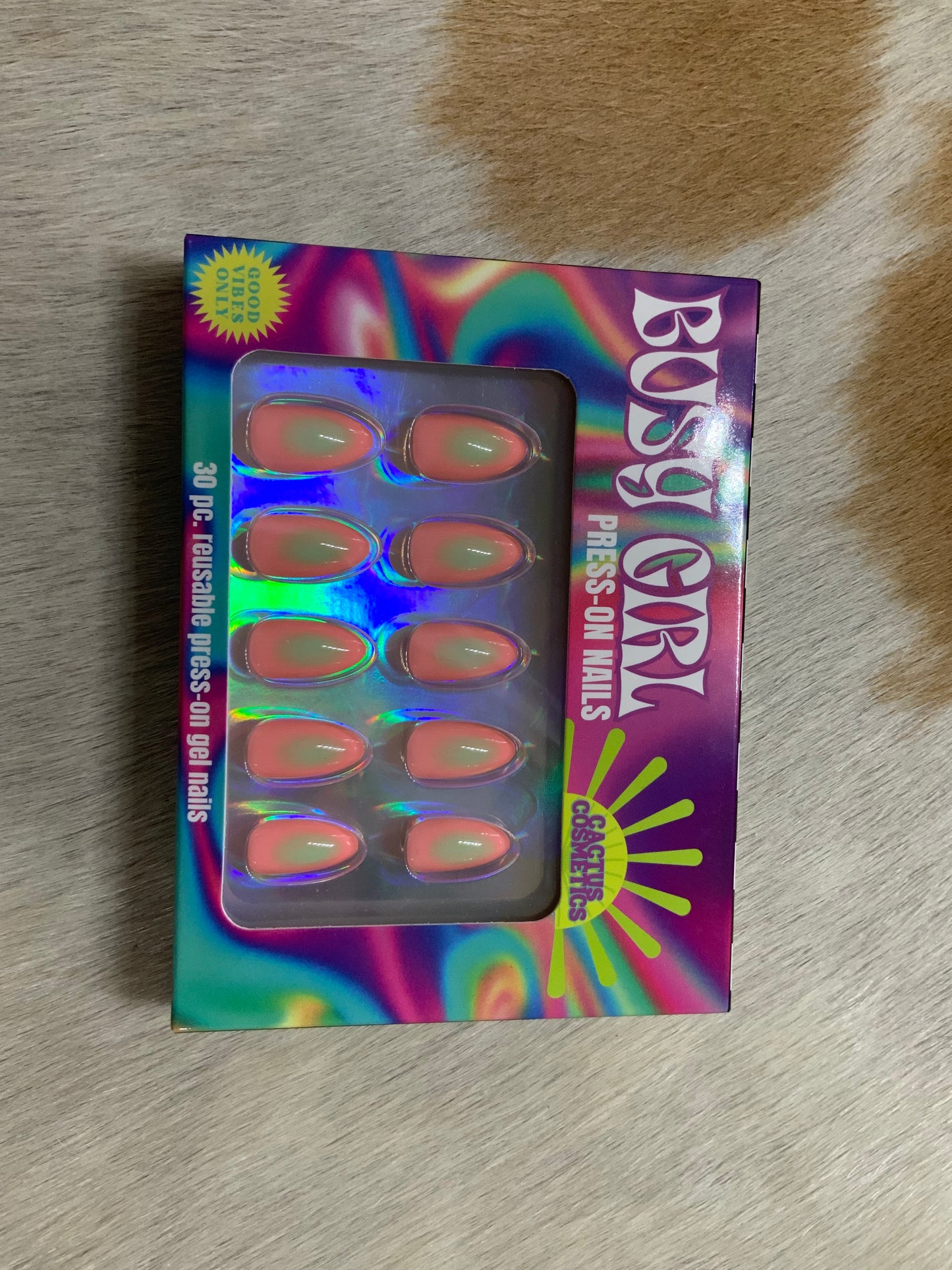 Sunrise margarita press on nails