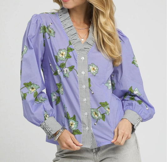 Periwinkle top