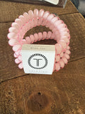 Pink hair ties large