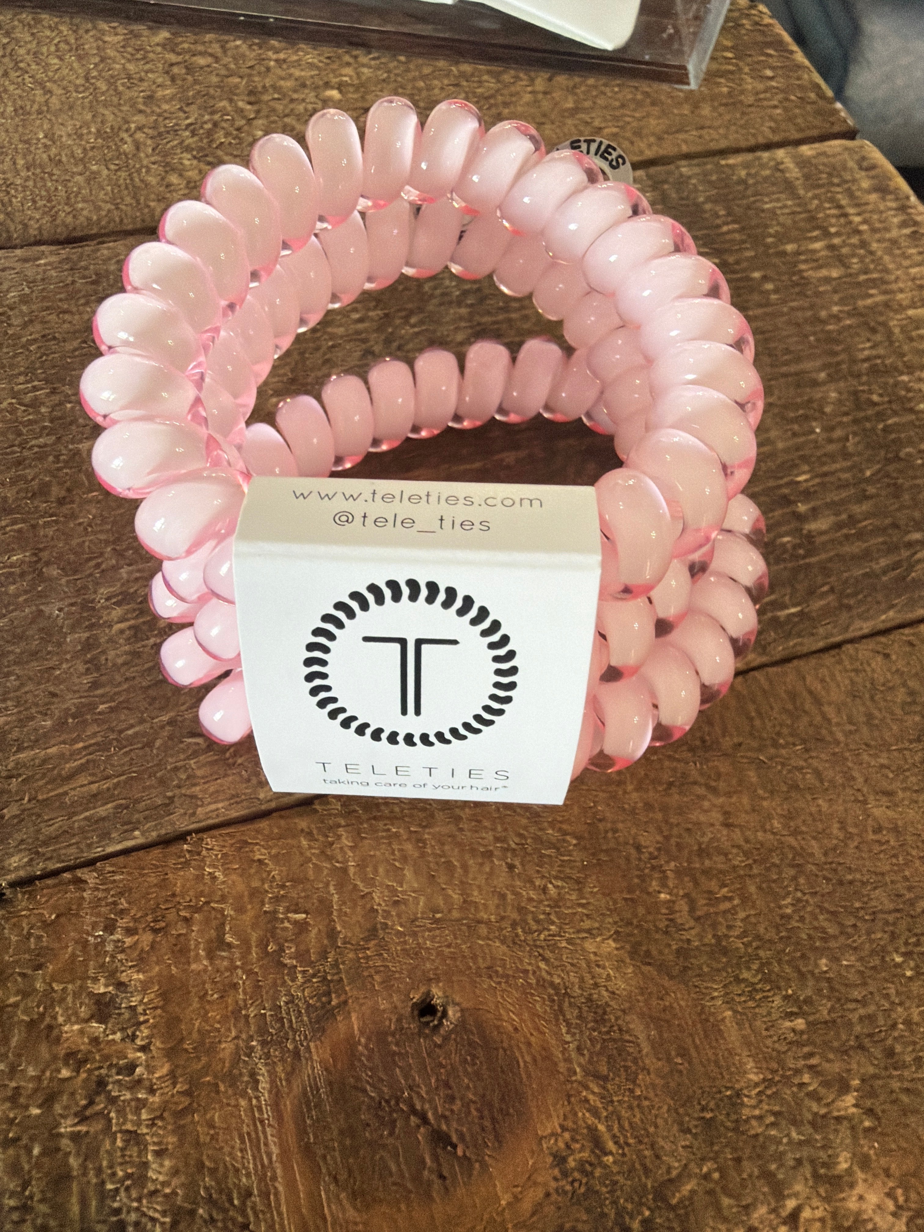 Pink hair ties large