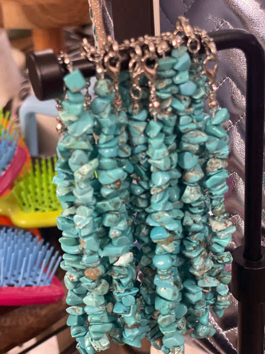 Turquoise hat charm