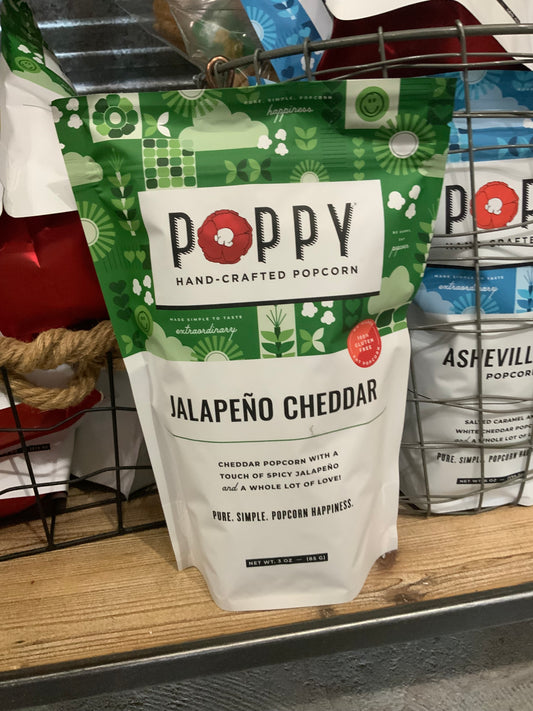 Jalapeño cheddar popcorn