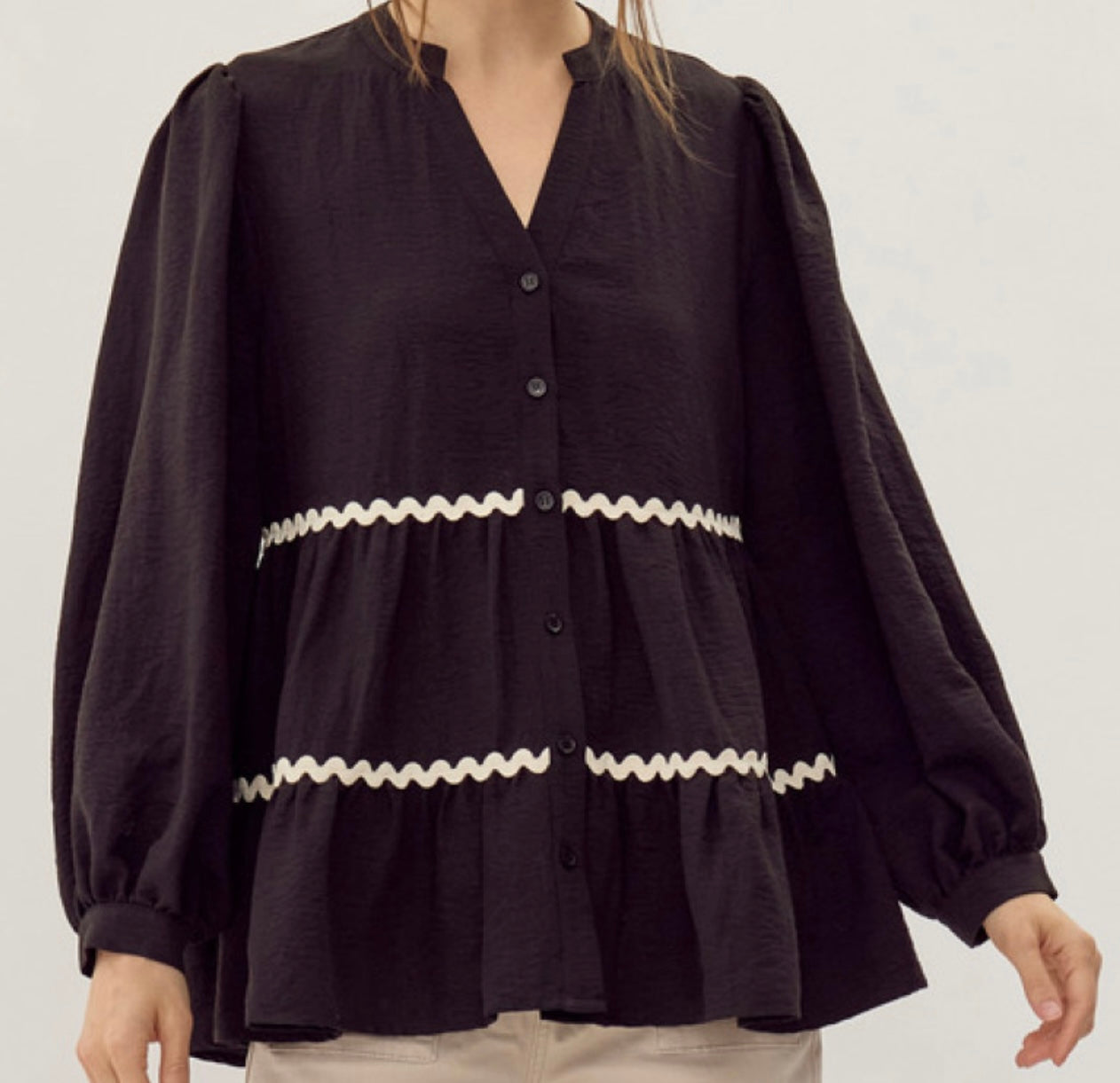 Shadow Statement Blouse