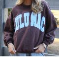 Brown light Blue sweater