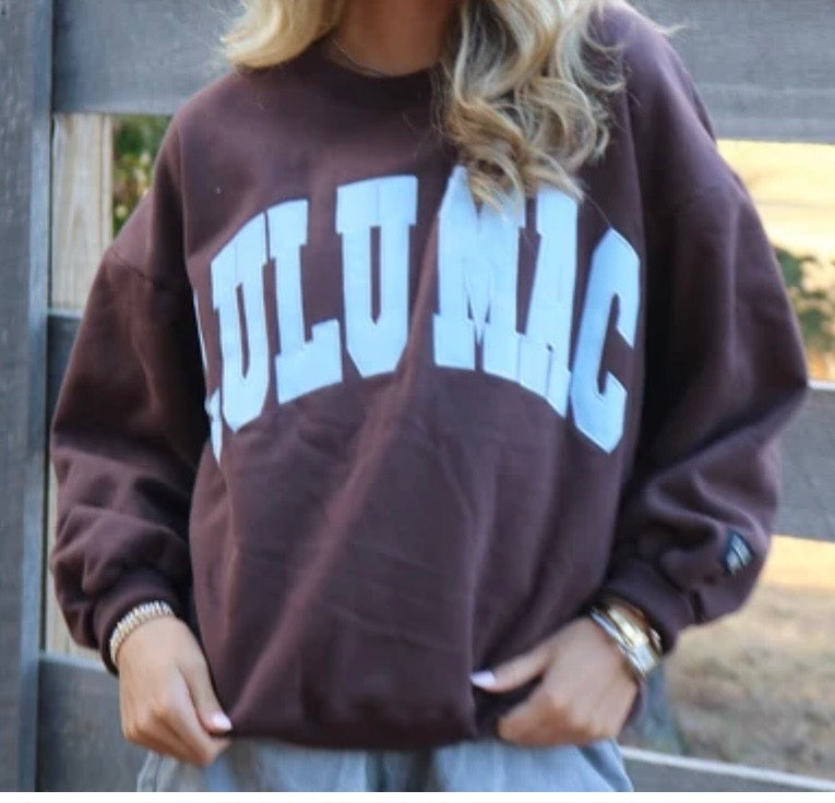 Brown light Blue sweater