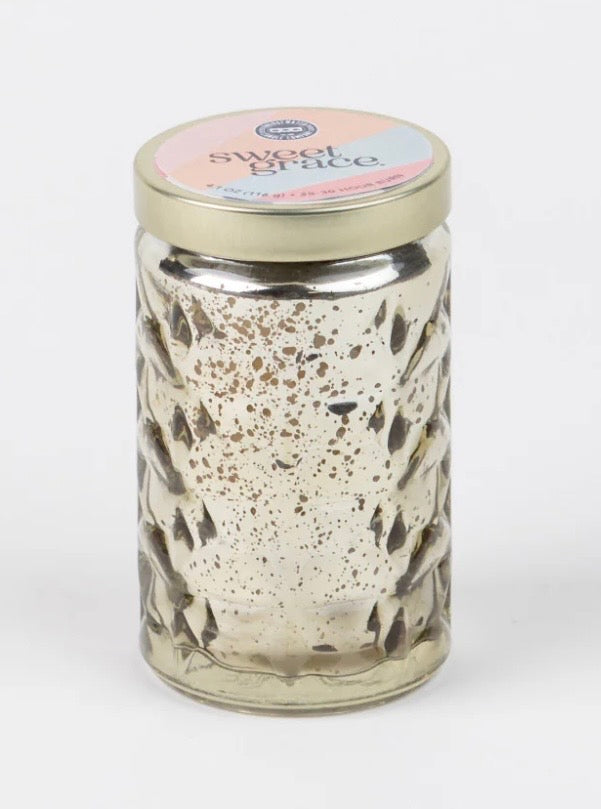 Sweet grace golden candle