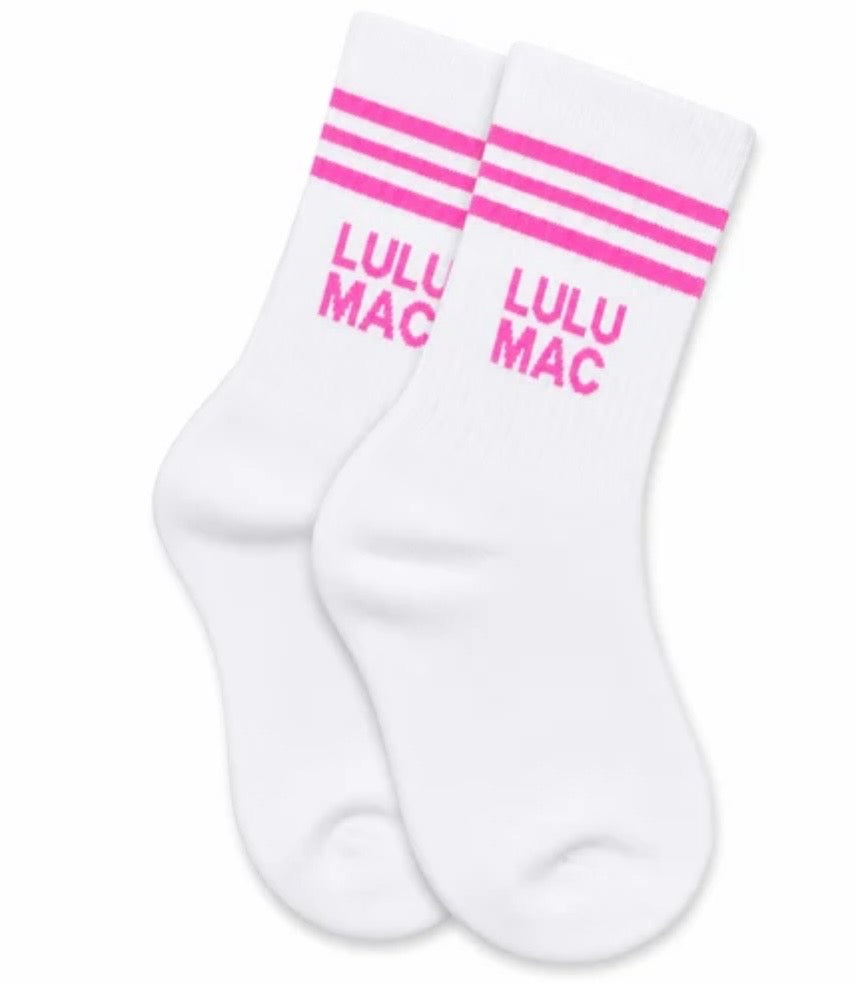 Pink bubblegum socks