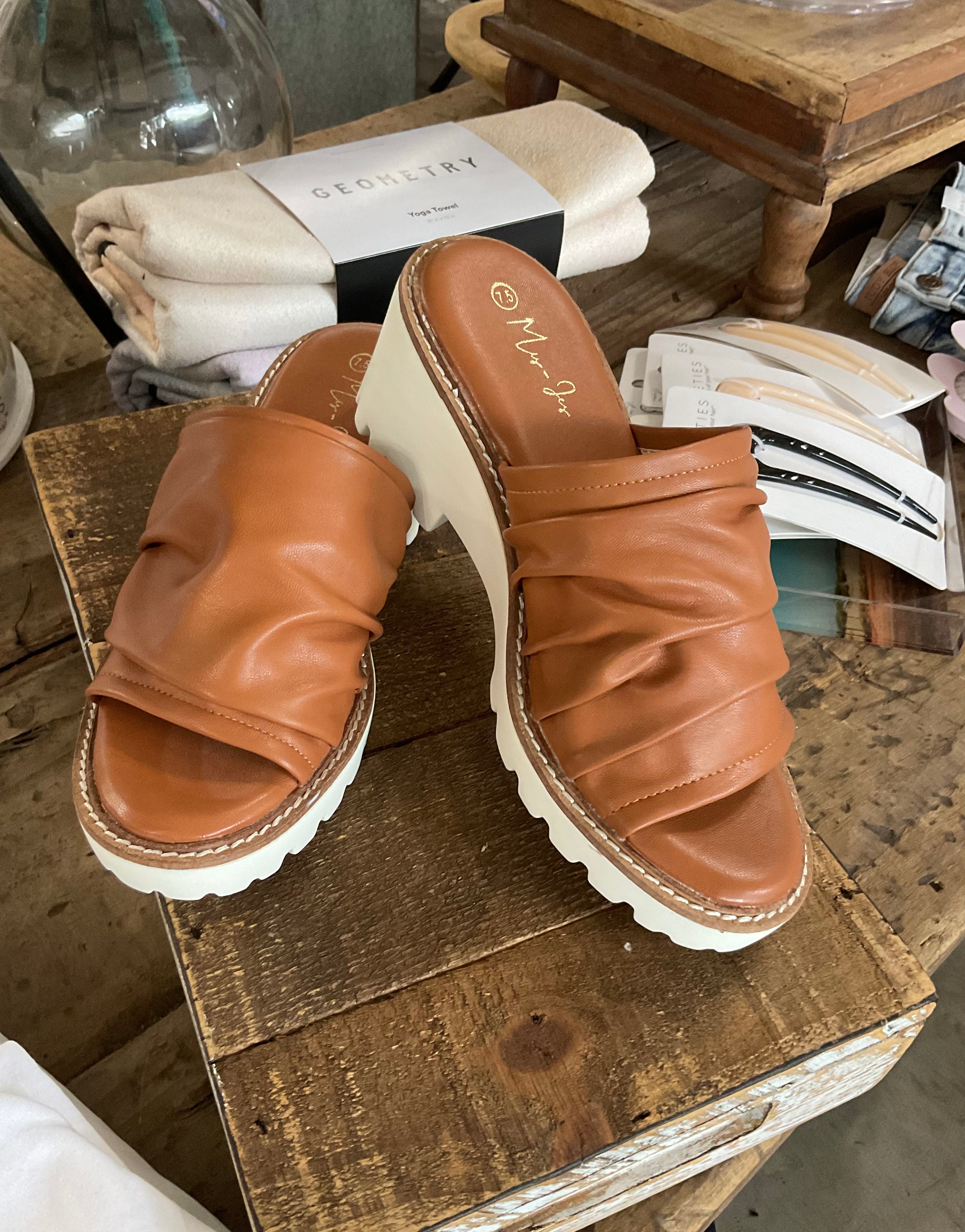 Tan Platform Wedge