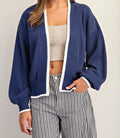 Navy Cardigan