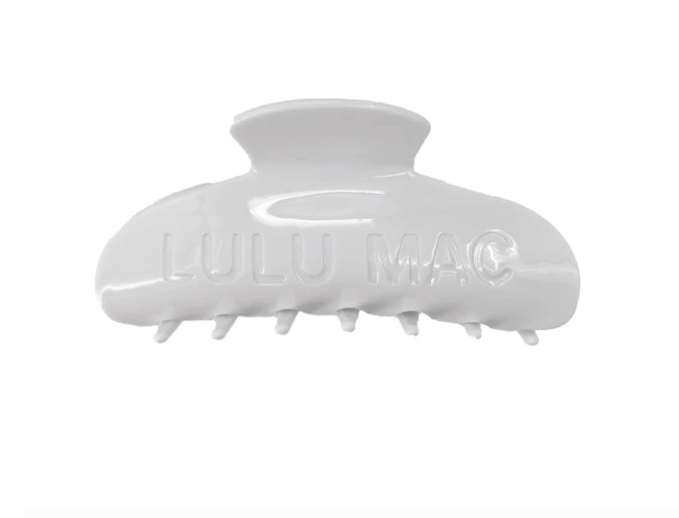 Lulu Mac white clip