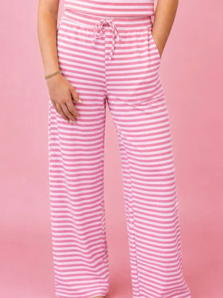 Neon pink pants