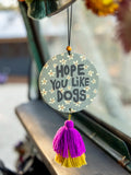 Hope you like dogs car freshener