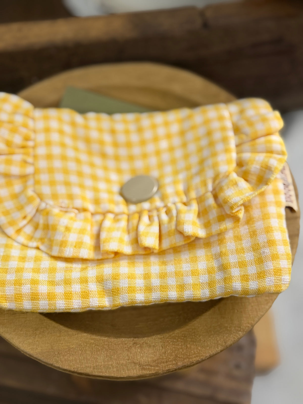 yellow coin purse