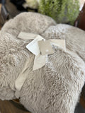 Sandstone fuzzy throw