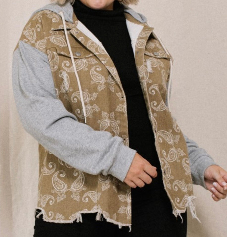 Paisley grey jacket