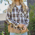 Brown plaid