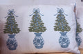 Blue Christmas pillow